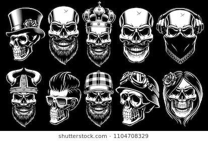B/&W Old Biker Beard Men/'s Tee Image by Shutterstock