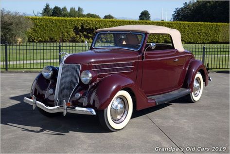 1936 Ford DeLuxe Convertible New Metal Sign Fully Restored