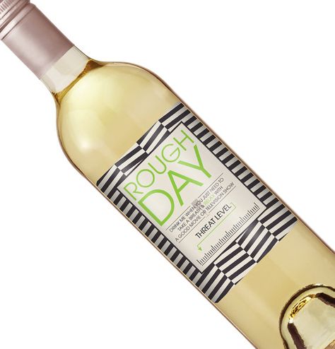 Rough Day Wine Label Personalized Wine Label by iCustomWine, $5.00 | Custom wine labels, Bridal ...