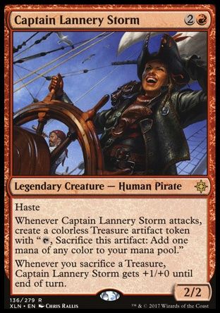 Captain Lannery Storm Magic The Gathering Cards Pirates Legendary Creature