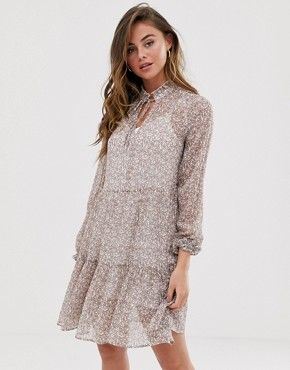 smock dress with leggings