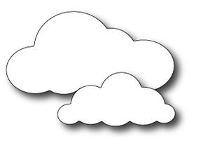 memory box marshmallow clouds craft die 98344 pencil toy story cloud template