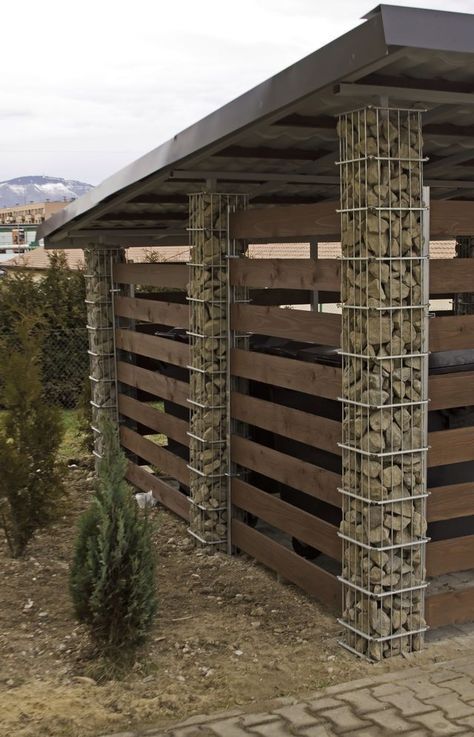 Bildergebnis Fur Gabion Fence Posts Mit Bildern