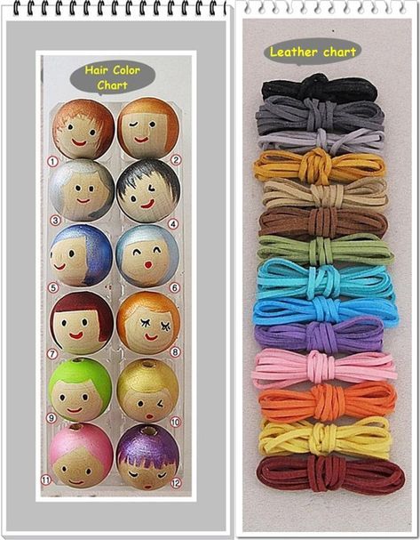 Cara de muñeca de madera del grano llavero de cara de muñeca de Necklace.and establecido. chicas de la muñeca cara necklace.girls joyería | Doll face, Wooden bead necklaces, Wooden beads