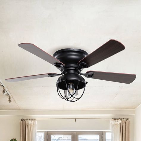 Ceiling fans with remotes can change direction.
