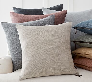 Belgian Flax Linen Pillow Covers in Beige Linen Body Pillow Cover Linen