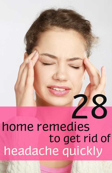 how to get rid of tension headaches home remedies