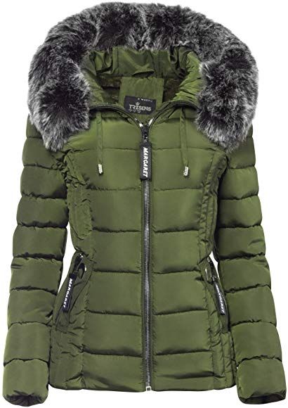 Trisens Damen Winter Jacke Pelz Kapuze KURZ Mantel SKI Jacke Trisens Damen Winter Jacke Pelz Kapuze KURZ Mantel SKI Jacke