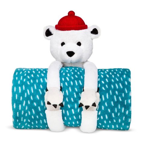 Polar Bear Throw & Pillow Buddy Pillowfort Throw and Bear Buddy Pillow