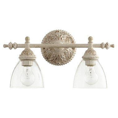Bath Light Vanity 2 Lamp Persian White Clear Seeded Medium 100w Lighting Bathroom Fixtures - French Country Bathroom Vanity Light Fixtures Bath Light Vanity 2 Lamp Persian White Clear Seeded Medium 100w Lighting Bathroom Fixtures - French Country Bathroom Vanity Light Fixtures