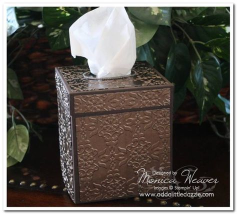Vintage Steel Tissue Box Cover