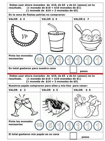 34 Ejercicios De Monedas Y Billetes Educaciín Preescolar Alumno On Actividades De Matematicas Ejercicios Matematicas Primaria Preescolar