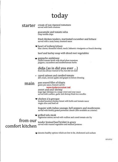 Carnival Dream Main Dining Room Menus Until The American Table Custom Carnival Cruise Dining Room Menu Design Inspiration Carnival Dream Main Dining Room Menus Until The American Table Amusing Carnival Cruise Dining Room Menu Review