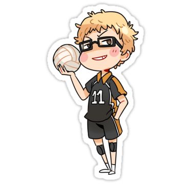 Tsukishima Crow Sticker