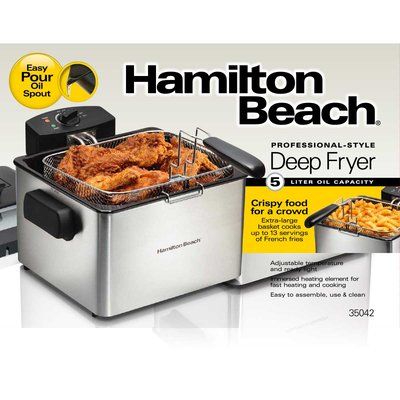 Hamilton Beach Hamilton Beach 5 Liter Professional Deep Fryer | Deep