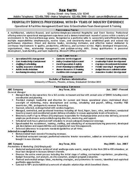 Examples of How to Write a Hospitality Resume Resume examples - guest services resume Examples of How to Write a Hospitality Resume Resume examples - guest services resume