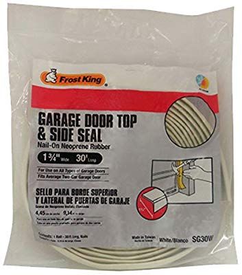 Overhead Garage Doors Vinyl - Frost King Top And Side Garage Door Seal