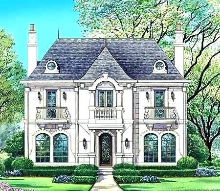 Country French House Plans Louisiana Style Plan Upstairs Three Ways Fre Estilos De Casas Francesas Antiguas Fachada Mexicanas Country French House Plans Louisiana, Louisiana Style House Plans