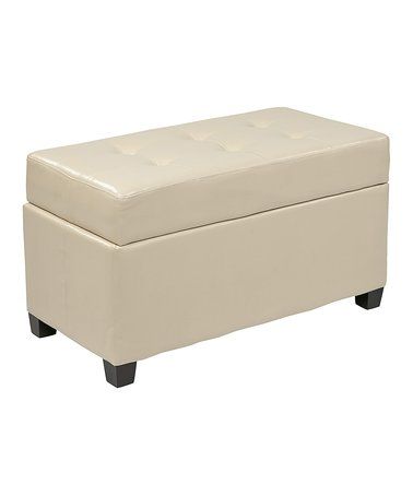 Love This Cream Faux Leather Storage Ottoman On Zulily Zulilyfinds - Cream Faux Leather Storage Ottoman Love This Cream Faux Leather Storage Ottoman On Zulily Zulilyfinds - Cream Faux Leather Storage Ottoman