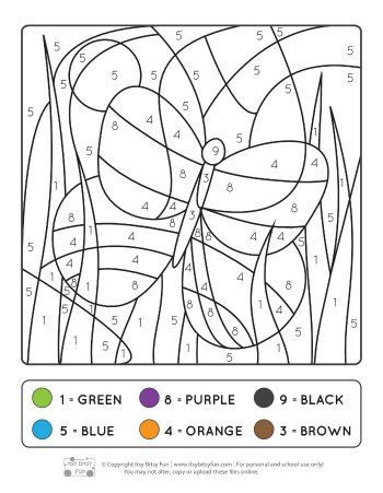 Fichas para colorear por números  Preschool activity sheets, Toddler  drawing, Bird paintings on canvas