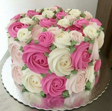 61 Trendy Birthday Flowers Cake Pink Weddings Flowers Cake
