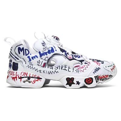 vetements x reebok instapump fury graffiti