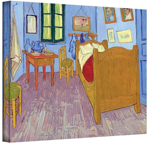 18\'\' x 24\'\' \'\'The Bedroom\'\' Canvas Wall Art by Vincent van Gogh 18\'\' x 24\'\' \'\'The Bedroom\'\' Canvas Wall Art by Vincent van Gogh