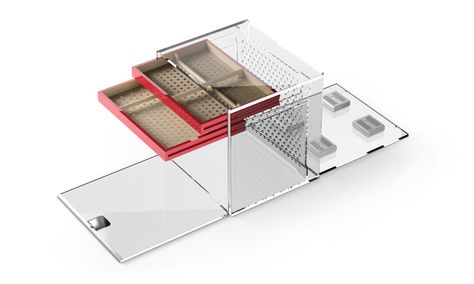 Acrylic Cigar HumidorPractical Modern and Minimalist Design