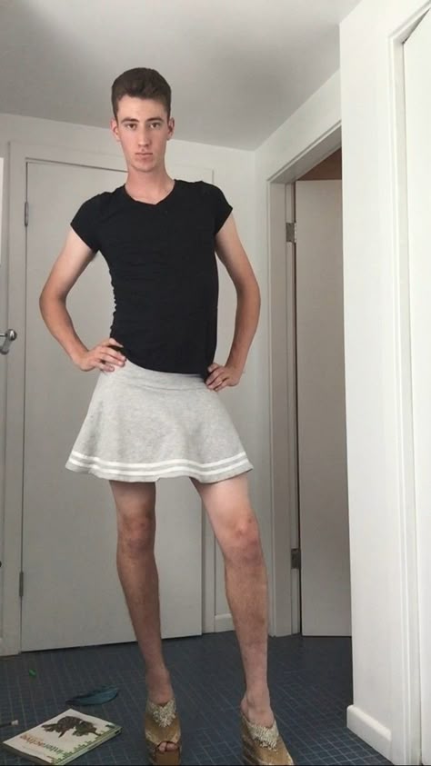 Rammed glamour miniskirt twink