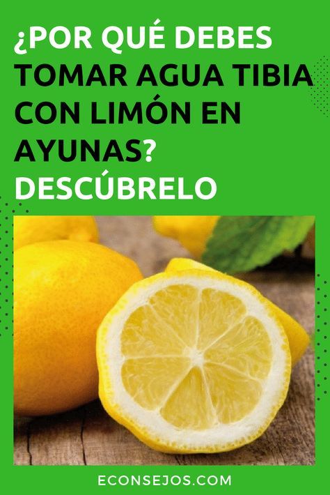 Limon con agua en ayunas para adelgazar