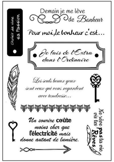 le scrapbooking les travaux manuels WuLi77 Tampons en silicone transparent en forme darbres pour la fabrication de cartes les albums photo le gaufrage