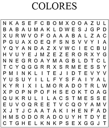Colores Maestra Tutti Frutti Sopa De Letras Dificil Sopa De Letras Letras Para Imprimir Gratis