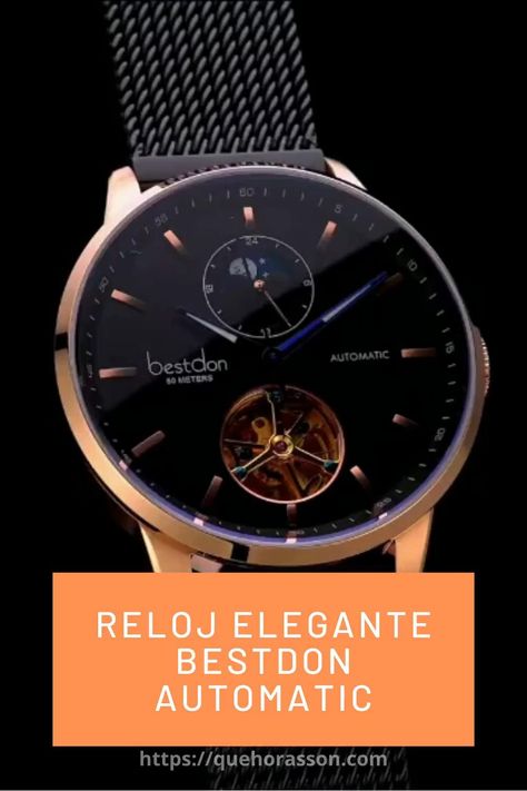 242 mejores imágenes de Relojes en 2020 | Imagen de reloj Reloj de marca de lujo Bestdon, reloj mecánico automático