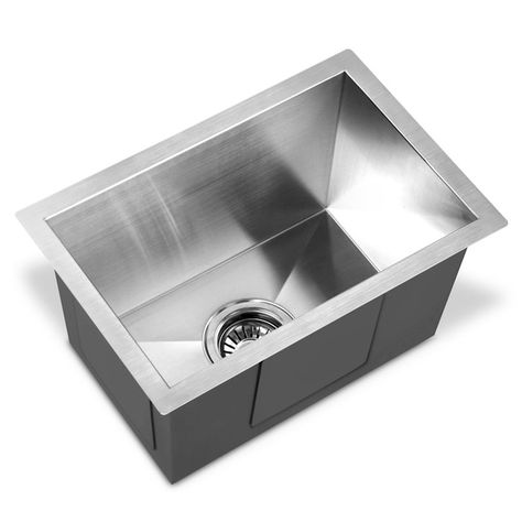 Cefito Kitchen Sink Stainless Steel Laundry Handmade Top Undermount 450x300mm Stainless Steel Sinks Sink Stainless Steel Kitchen Sink
