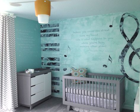 20 Gender Neutral Baby Room Ideas For Your Bundle Of Joy Nursery Modern Baby Room With Music Theme