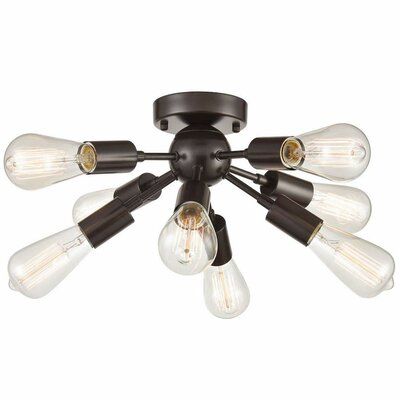 Pin On S - Seekonk Sputnik Chandelier Ceiling 8 Light Semi Flush Mount Pin On S - Seekonk Sputnik Chandelier Ceiling 8 Light Semi Flush Mount