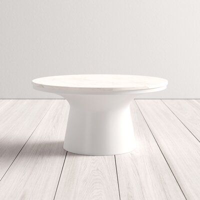 Pedestal Coffee Table Allmodern White Round Pedestal Coffee Table Allmodern, All Modern White Round Coffee Table
