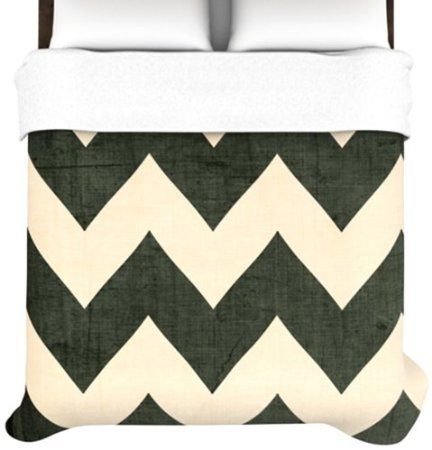 KESS InHouse Catherine McDonald Vintage Vinyl Queen Comforter 88 X 88