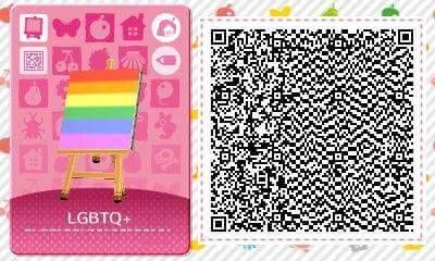 Lgbtq Pride Flag Animal Crossing Qr Codes Animal Crossing Qr