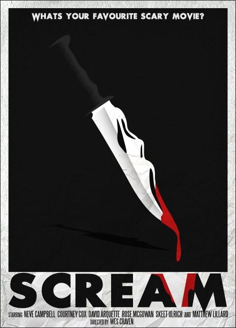 Horror Movie Poster Art Scream 1996 By Samraw08 Deviantart Fantasy Movies Horror Movie Characters Horror Movies Scariest