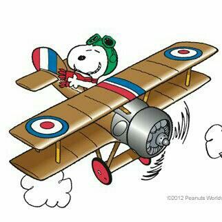 Vintage 1965 Snoopy Peanuts WWI Planes Nieuport-Ni 17 Red Baron