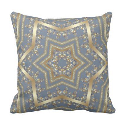 Arabic Antique Decorative East Ornamental Baroque Throw Pillow