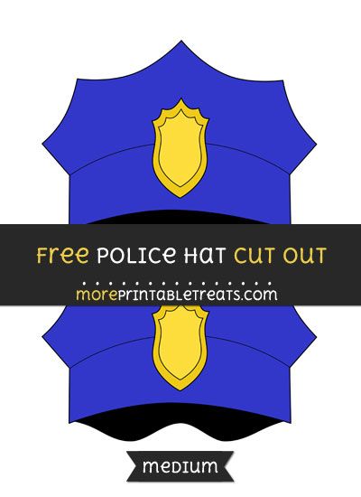 Cost-free Law enforcement Hat Minimize Out - Medium Dimensions Printable Cost-free graphic relating to Printable Police Hat known as Absolutely free Law enforcement Hat Lower Out - Medium Dimension Printable No cost