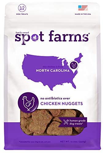 Spot Farms All Natural Human Grade Dog Treats Chicken Nuggets 12