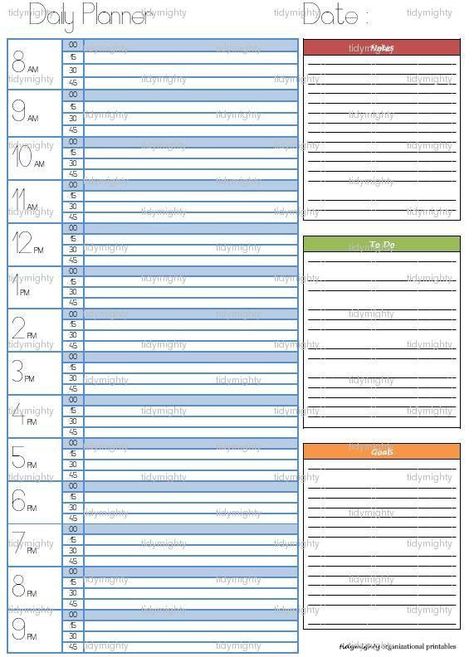 business daily planner