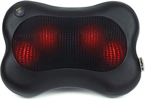 Zyllion Shiatsu Back and Neck Massager NAIPO NECK MASSAGE Pillow Back Massager