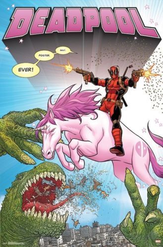MARVEL 16467 UNICORN COMIC POSTER DEADPOOL 22x34
