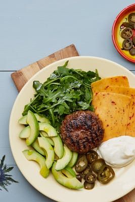 preparación de comida de dieta keto