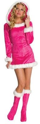 pink santa costume
