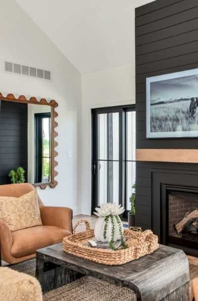 41 Modern Farmhouse Living Room Ideas Farm House 41 Modern Farmhouse Living Room Ideas, Modern Farmhouse Fireplace Ideas